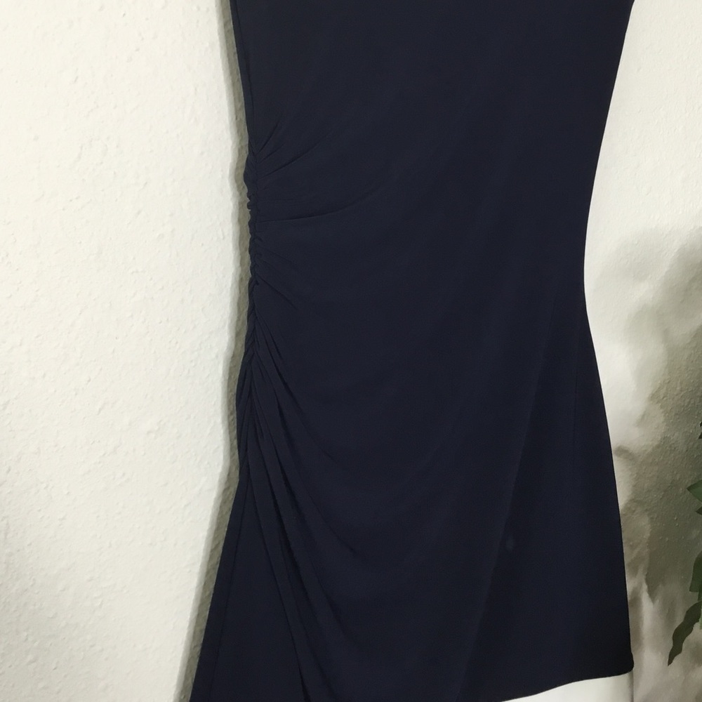 PETITE Ralph Lauren Ruched Side Dress - Picture 3 of 6